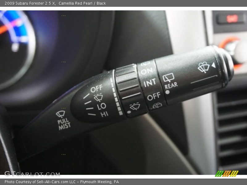 Camellia Red Pearl / Black 2009 Subaru Forester 2.5 X
