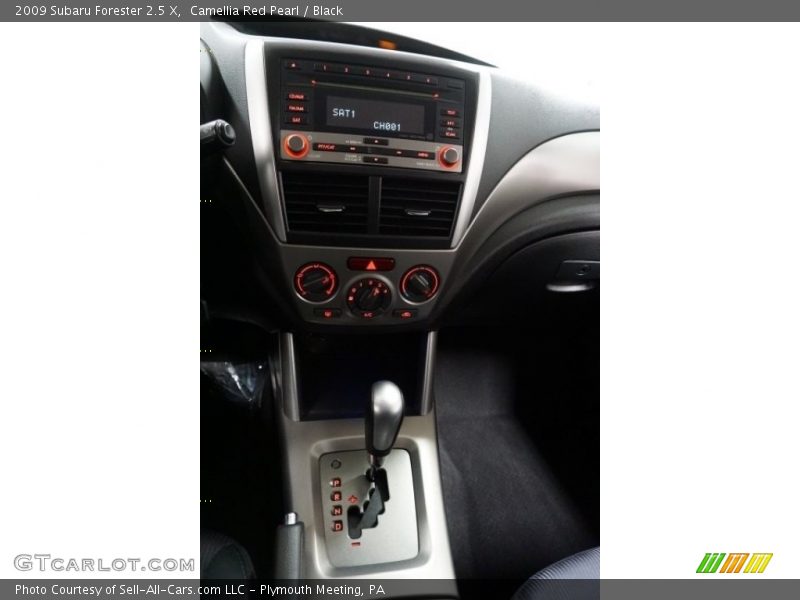 Camellia Red Pearl / Black 2009 Subaru Forester 2.5 X
