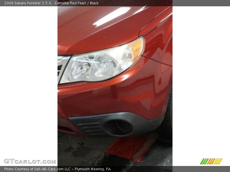Camellia Red Pearl / Black 2009 Subaru Forester 2.5 X