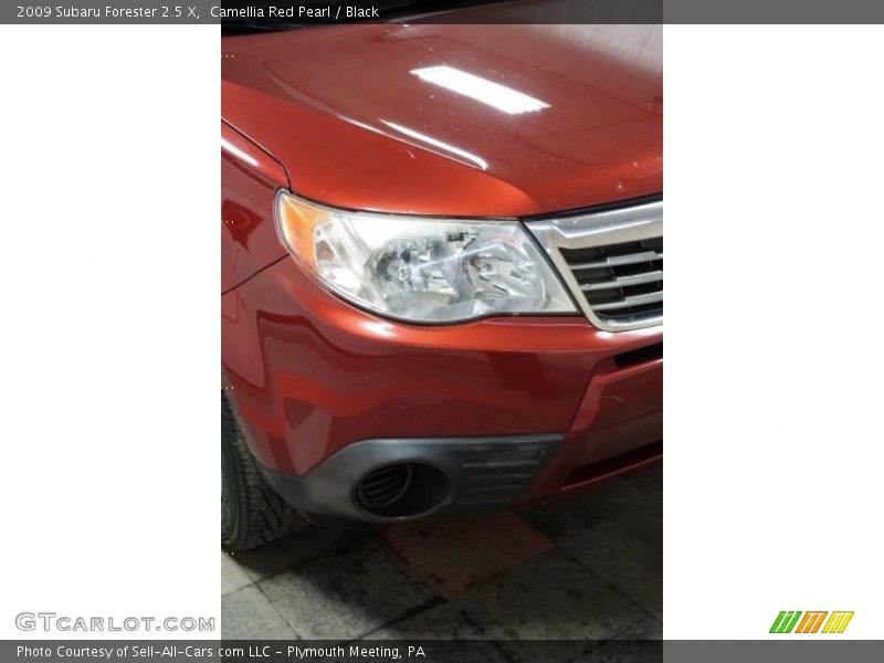 Camellia Red Pearl / Black 2009 Subaru Forester 2.5 X