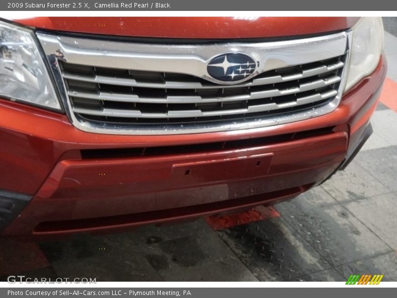 Camellia Red Pearl / Black 2009 Subaru Forester 2.5 X
