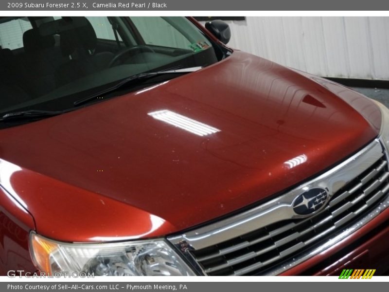 Camellia Red Pearl / Black 2009 Subaru Forester 2.5 X