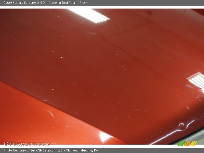 Camellia Red Pearl / Black 2009 Subaru Forester 2.5 X