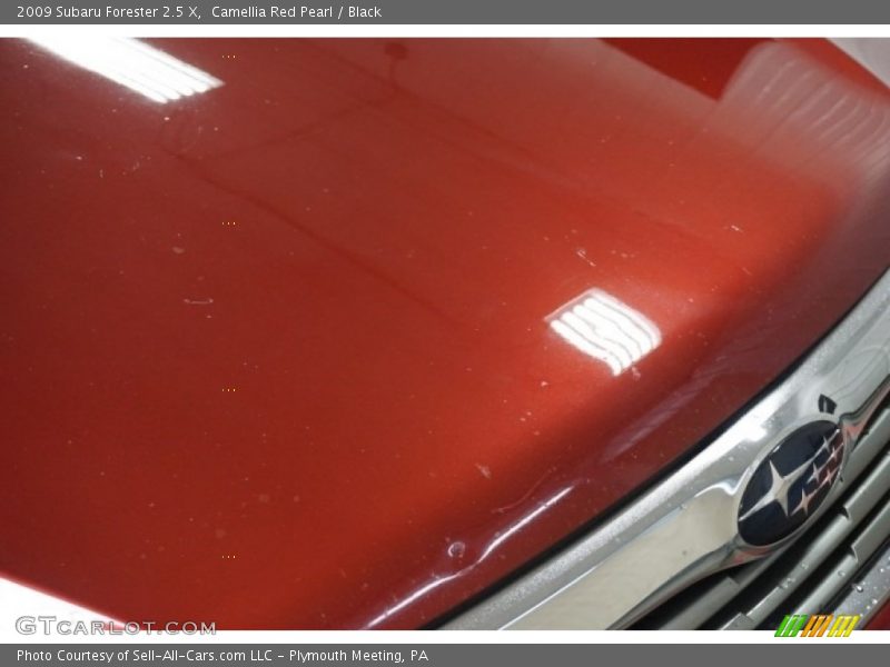 Camellia Red Pearl / Black 2009 Subaru Forester 2.5 X