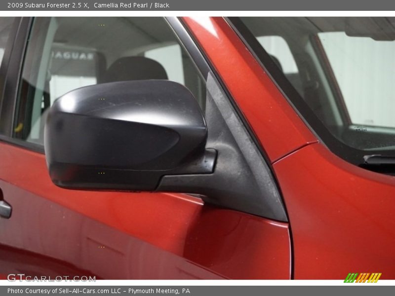 Camellia Red Pearl / Black 2009 Subaru Forester 2.5 X