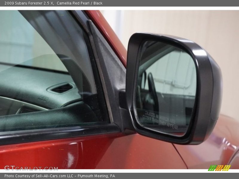 Camellia Red Pearl / Black 2009 Subaru Forester 2.5 X
