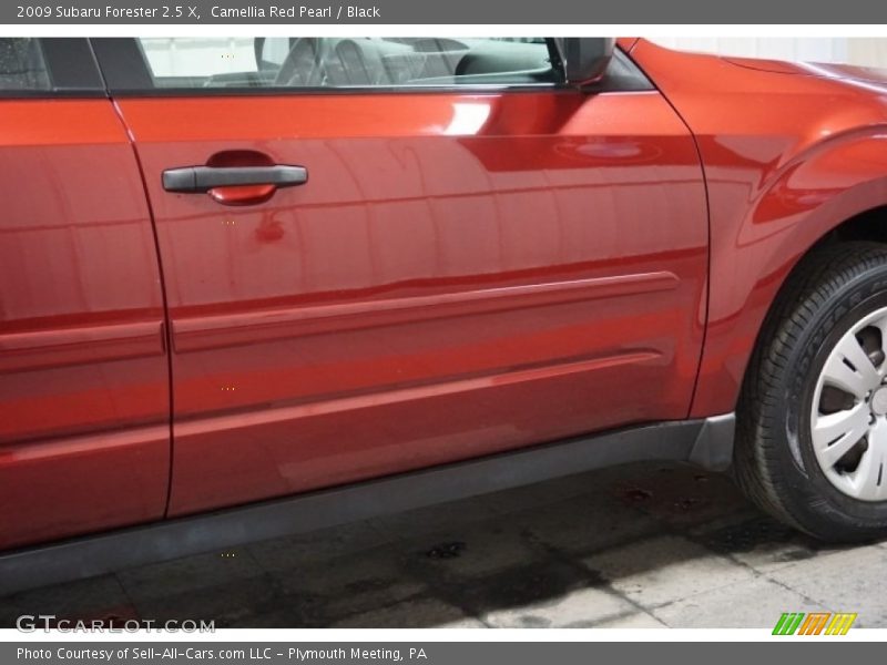 Camellia Red Pearl / Black 2009 Subaru Forester 2.5 X