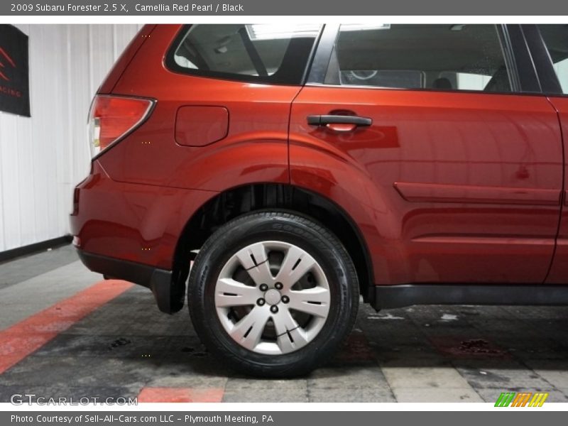Camellia Red Pearl / Black 2009 Subaru Forester 2.5 X