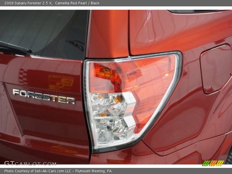 Camellia Red Pearl / Black 2009 Subaru Forester 2.5 X