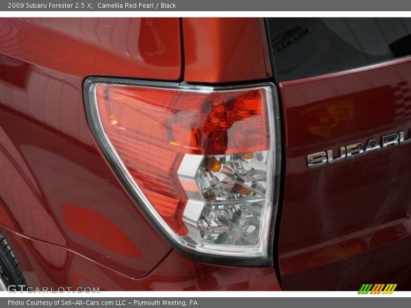 Camellia Red Pearl / Black 2009 Subaru Forester 2.5 X