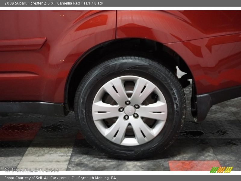 Camellia Red Pearl / Black 2009 Subaru Forester 2.5 X