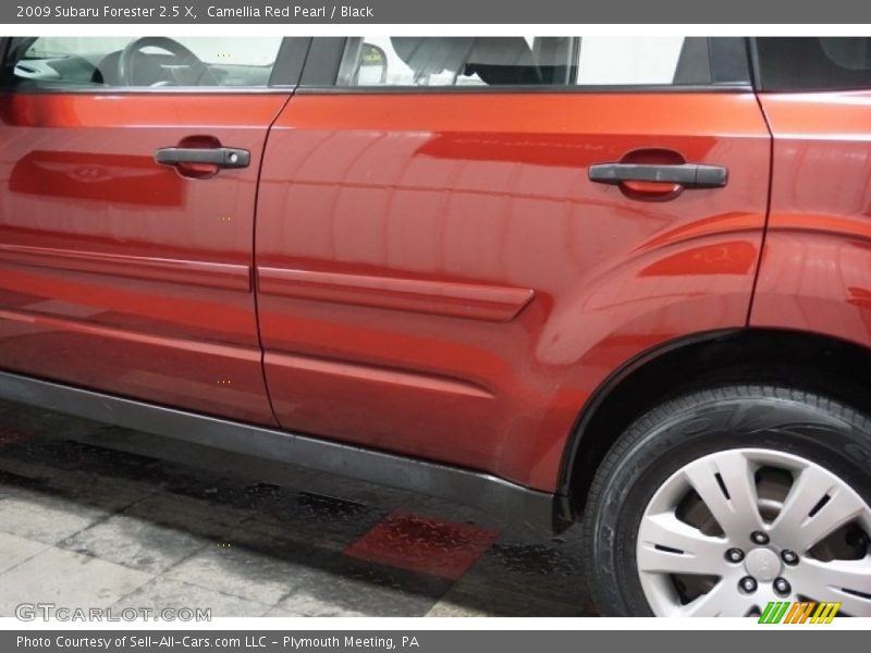 Camellia Red Pearl / Black 2009 Subaru Forester 2.5 X