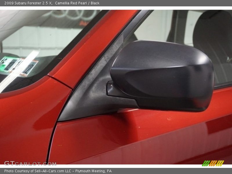 Camellia Red Pearl / Black 2009 Subaru Forester 2.5 X