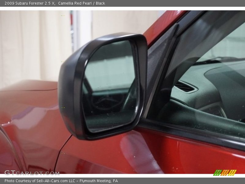 Camellia Red Pearl / Black 2009 Subaru Forester 2.5 X