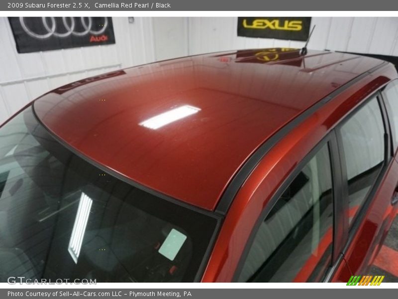 Camellia Red Pearl / Black 2009 Subaru Forester 2.5 X