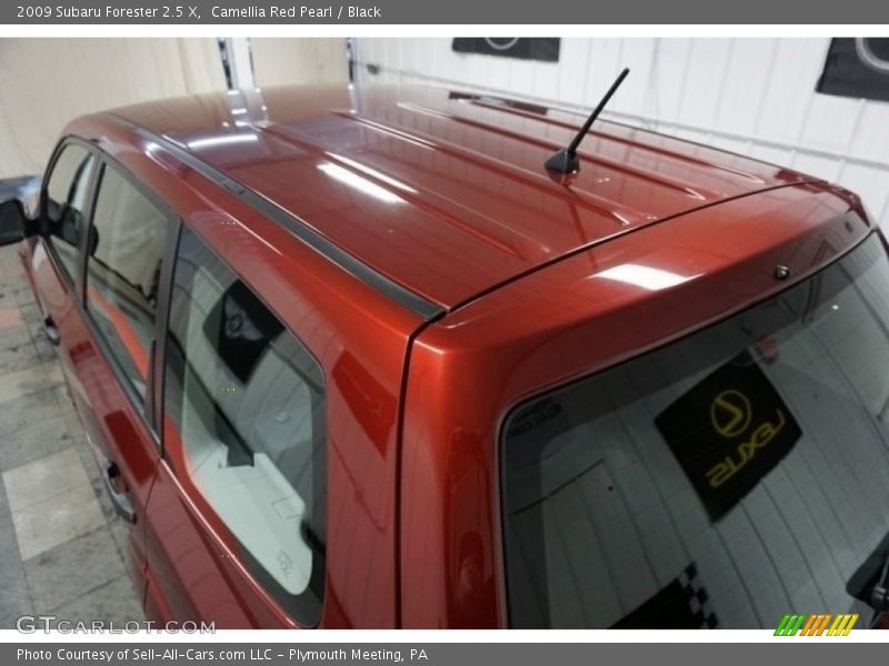 Camellia Red Pearl / Black 2009 Subaru Forester 2.5 X