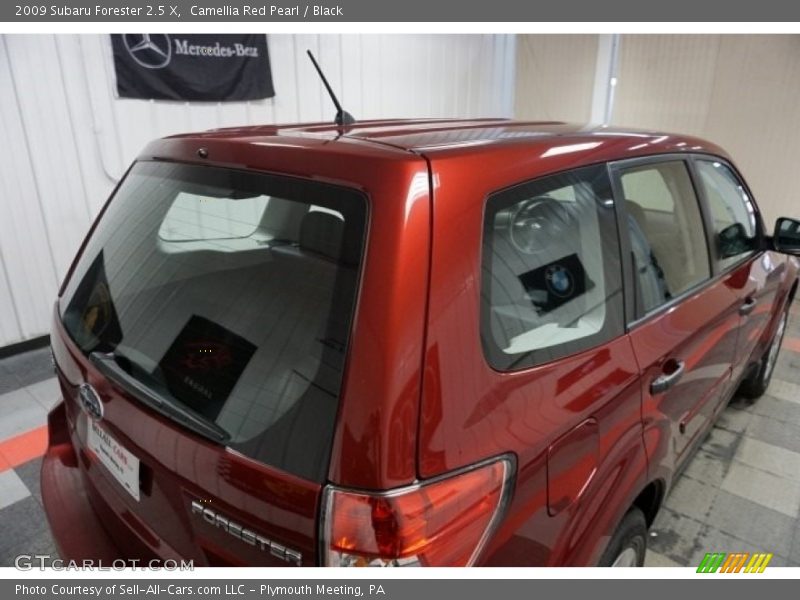 Camellia Red Pearl / Black 2009 Subaru Forester 2.5 X