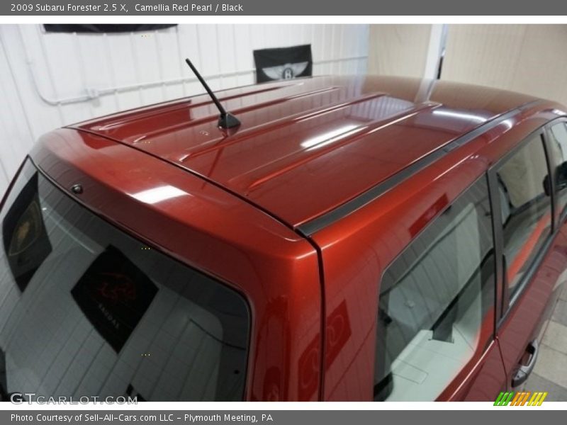 Camellia Red Pearl / Black 2009 Subaru Forester 2.5 X