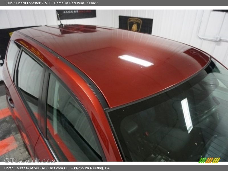 Camellia Red Pearl / Black 2009 Subaru Forester 2.5 X