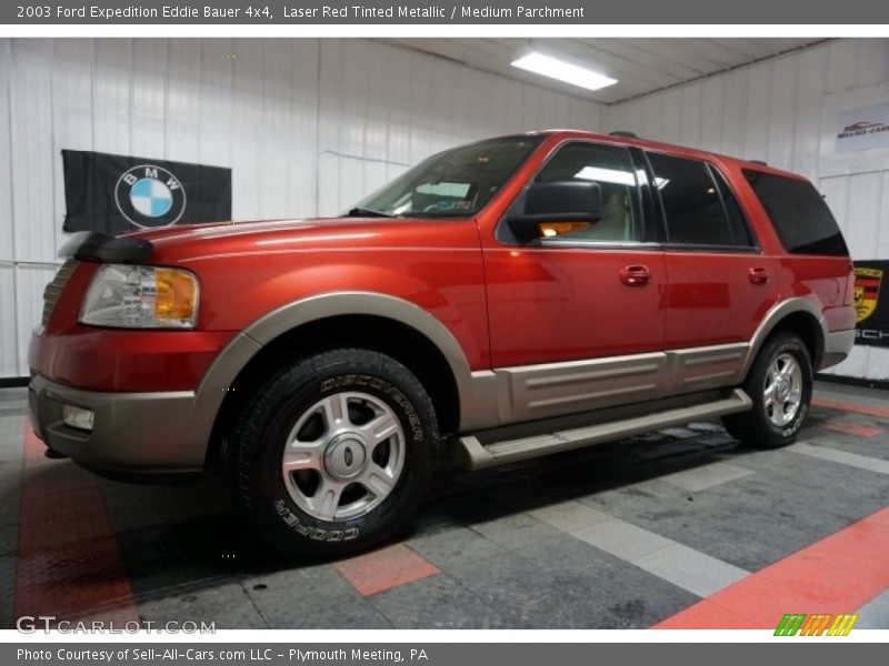 Laser Red Tinted Metallic / Medium Parchment 2003 Ford Expedition Eddie Bauer 4x4