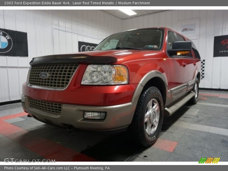 Laser Red Tinted Metallic / Medium Parchment 2003 Ford Expedition Eddie Bauer 4x4