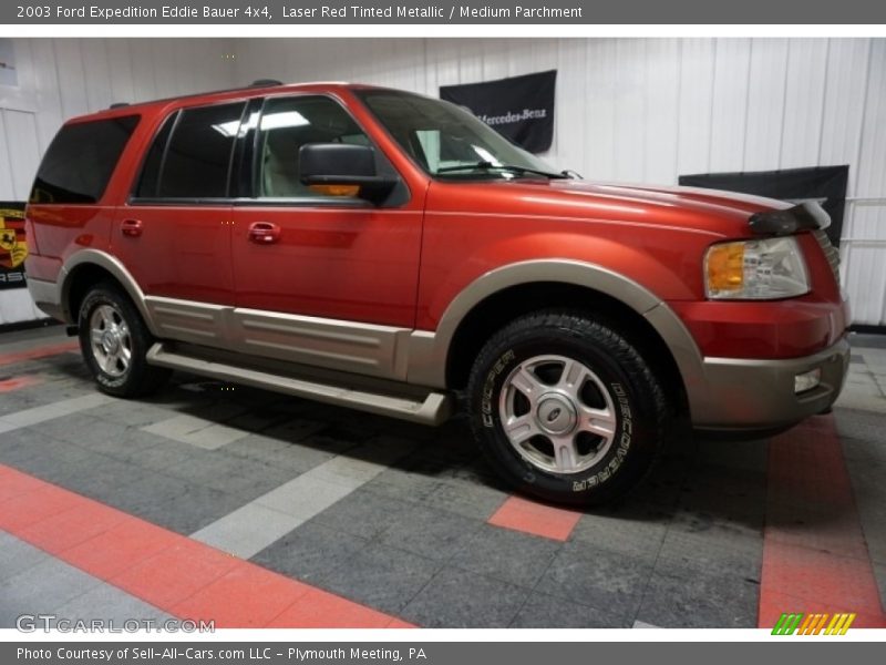 Laser Red Tinted Metallic / Medium Parchment 2003 Ford Expedition Eddie Bauer 4x4
