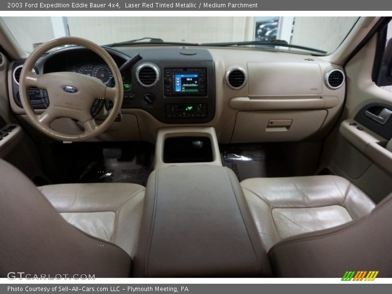 Laser Red Tinted Metallic / Medium Parchment 2003 Ford Expedition Eddie Bauer 4x4