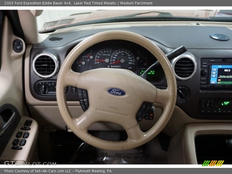 Laser Red Tinted Metallic / Medium Parchment 2003 Ford Expedition Eddie Bauer 4x4