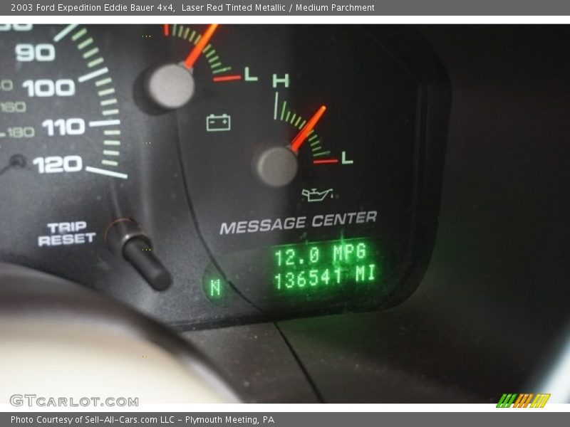 Laser Red Tinted Metallic / Medium Parchment 2003 Ford Expedition Eddie Bauer 4x4