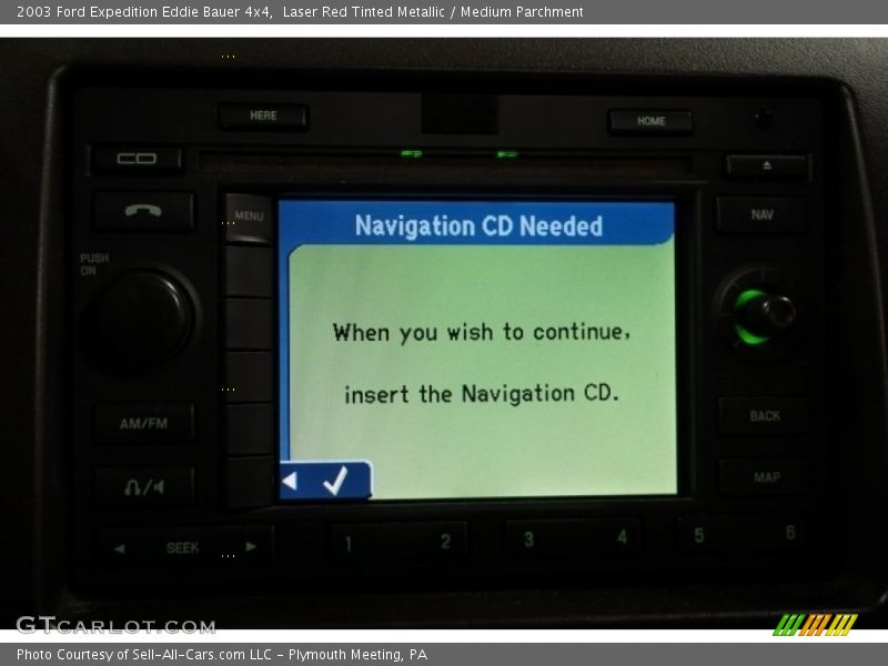 Laser Red Tinted Metallic / Medium Parchment 2003 Ford Expedition Eddie Bauer 4x4