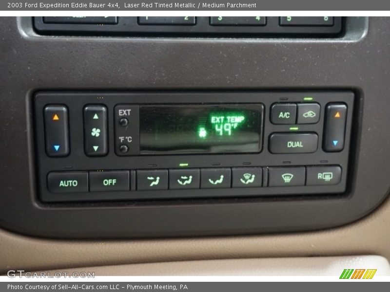 Laser Red Tinted Metallic / Medium Parchment 2003 Ford Expedition Eddie Bauer 4x4