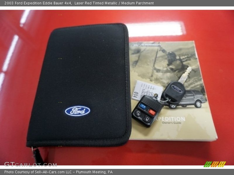 Laser Red Tinted Metallic / Medium Parchment 2003 Ford Expedition Eddie Bauer 4x4