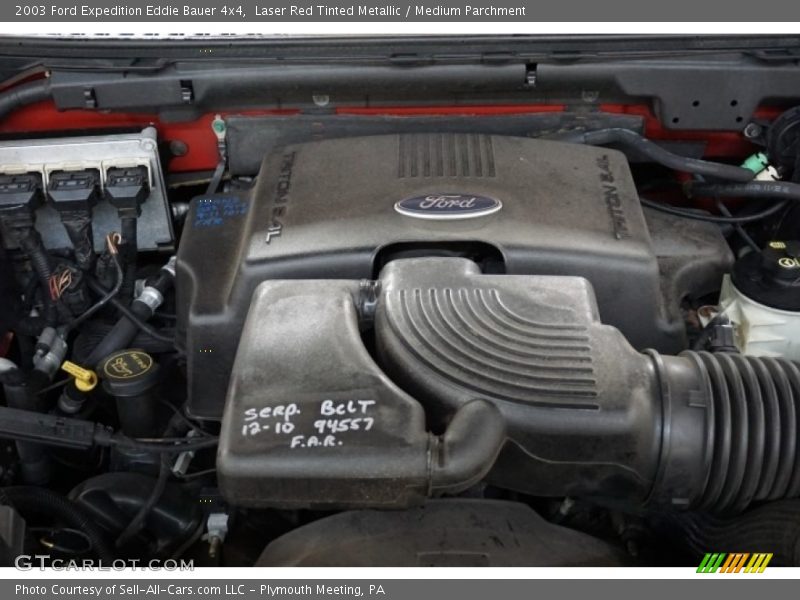 Laser Red Tinted Metallic / Medium Parchment 2003 Ford Expedition Eddie Bauer 4x4