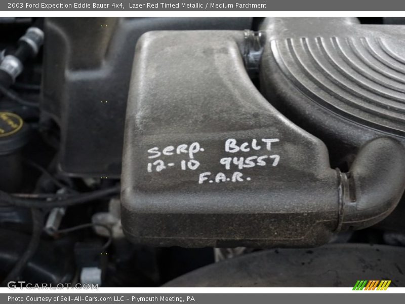 Laser Red Tinted Metallic / Medium Parchment 2003 Ford Expedition Eddie Bauer 4x4