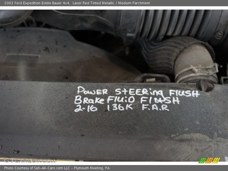 Laser Red Tinted Metallic / Medium Parchment 2003 Ford Expedition Eddie Bauer 4x4