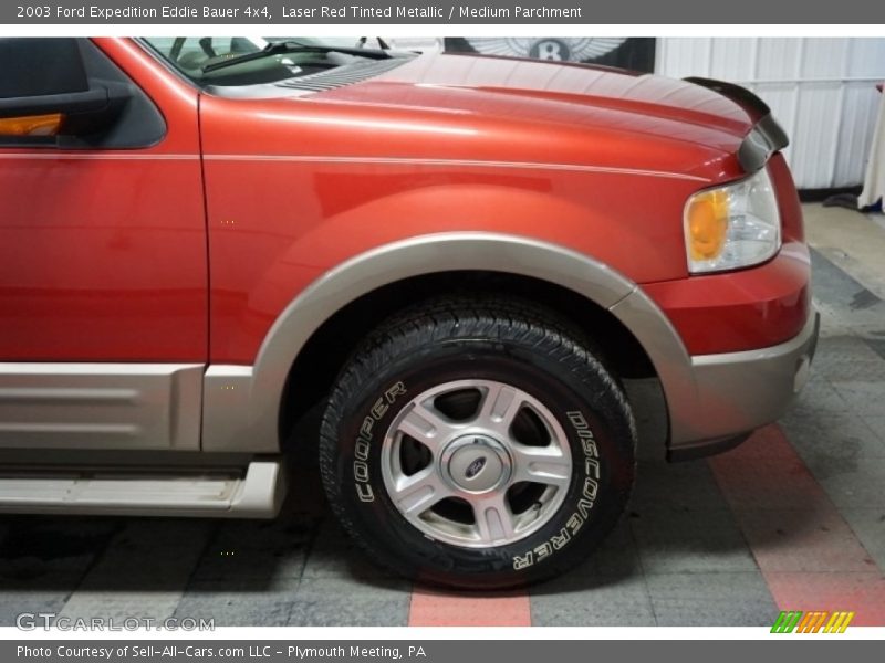 Laser Red Tinted Metallic / Medium Parchment 2003 Ford Expedition Eddie Bauer 4x4