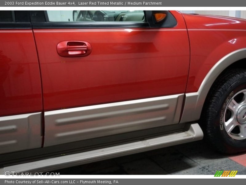 Laser Red Tinted Metallic / Medium Parchment 2003 Ford Expedition Eddie Bauer 4x4