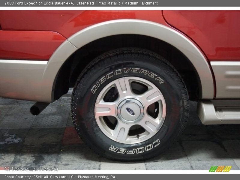 Laser Red Tinted Metallic / Medium Parchment 2003 Ford Expedition Eddie Bauer 4x4