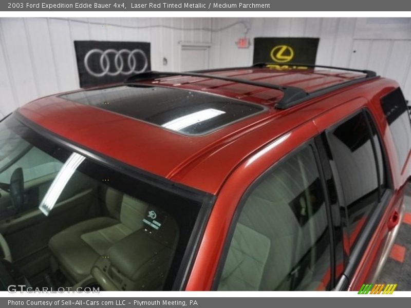 Laser Red Tinted Metallic / Medium Parchment 2003 Ford Expedition Eddie Bauer 4x4