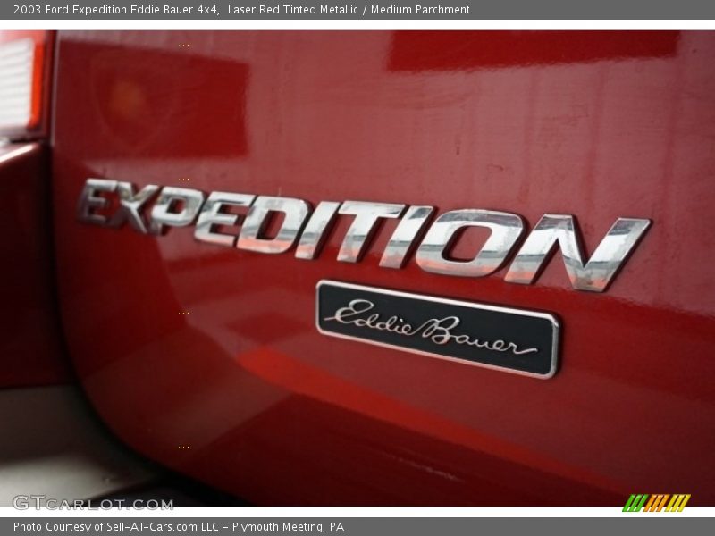 Laser Red Tinted Metallic / Medium Parchment 2003 Ford Expedition Eddie Bauer 4x4