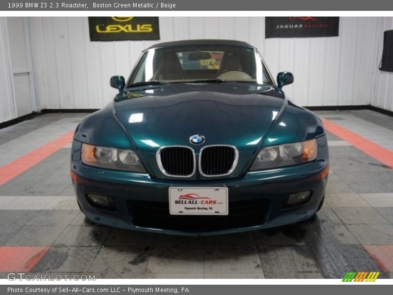 Boston Green Metallic / Beige 1999 BMW Z3 2.3 Roadster