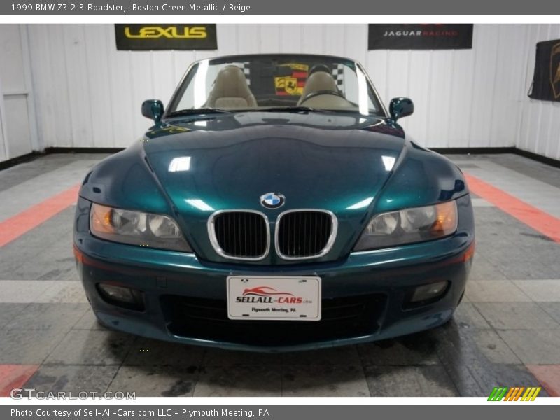 Boston Green Metallic / Beige 1999 BMW Z3 2.3 Roadster