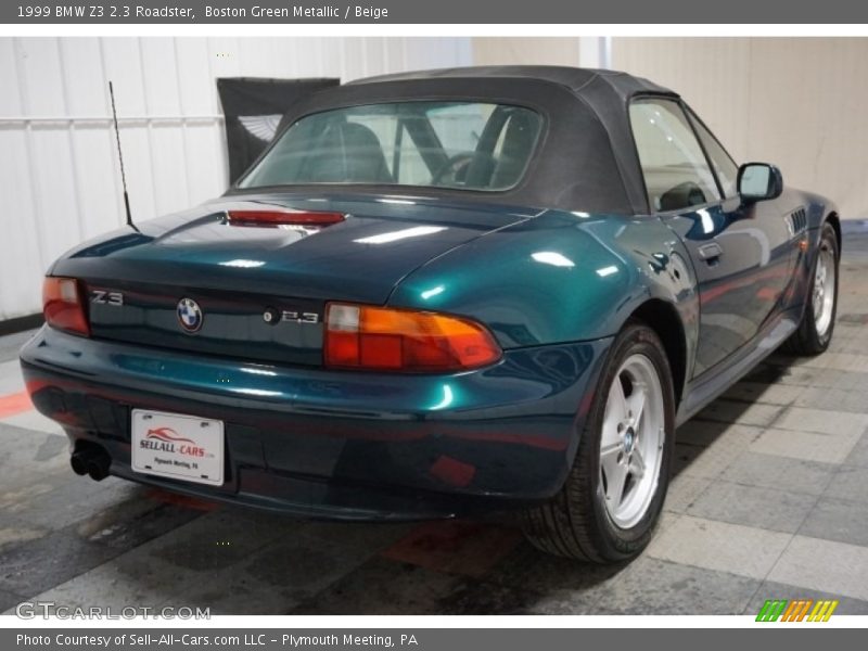 Boston Green Metallic / Beige 1999 BMW Z3 2.3 Roadster