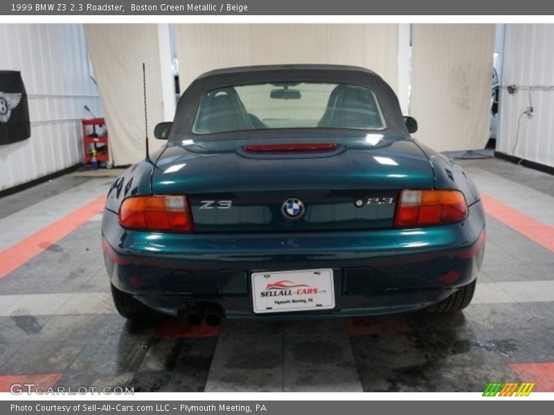 Boston Green Metallic / Beige 1999 BMW Z3 2.3 Roadster