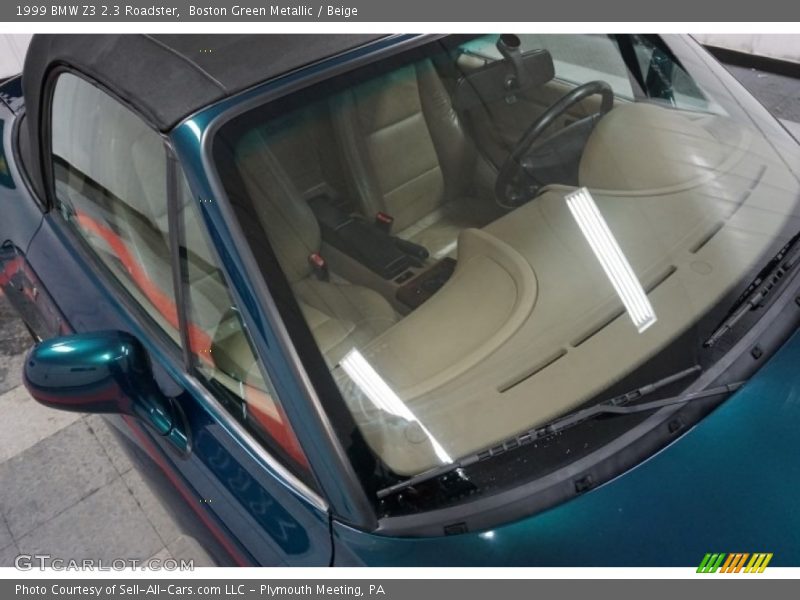 Boston Green Metallic / Beige 1999 BMW Z3 2.3 Roadster