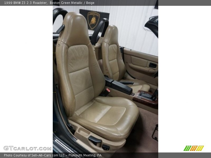 Boston Green Metallic / Beige 1999 BMW Z3 2.3 Roadster