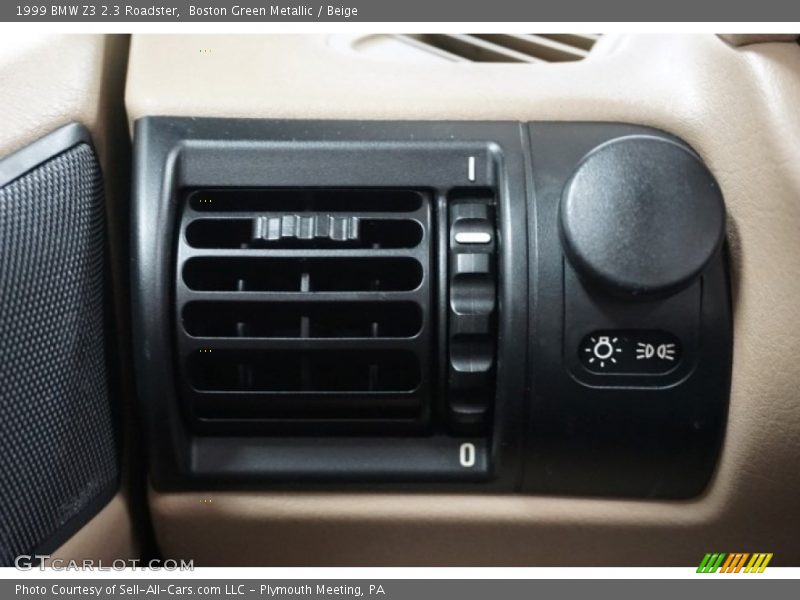 Boston Green Metallic / Beige 1999 BMW Z3 2.3 Roadster