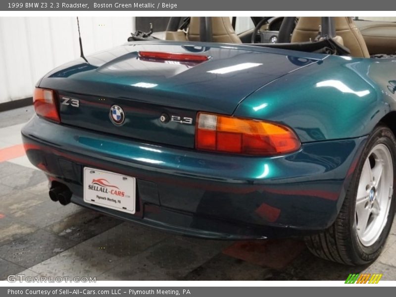 Boston Green Metallic / Beige 1999 BMW Z3 2.3 Roadster