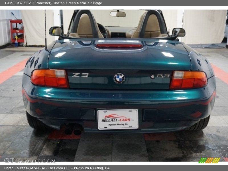 Boston Green Metallic / Beige 1999 BMW Z3 2.3 Roadster