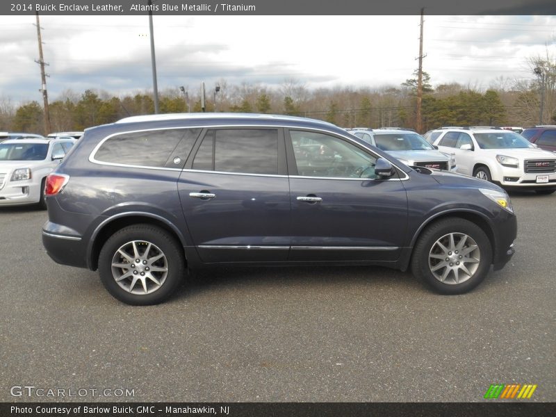 Atlantis Blue Metallic / Titanium 2014 Buick Enclave Leather